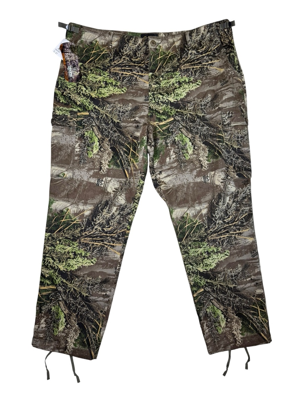 Cabelas 6 Pocket R/Max Silent Realtree Max-1 Camo Cargo Pants Men's Size 46 Reg